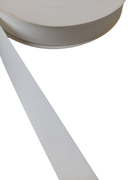 Banda twill 25mm, crem [2]