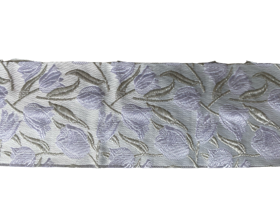 Banda pe drept din brocart FLEUR 40mm [3]