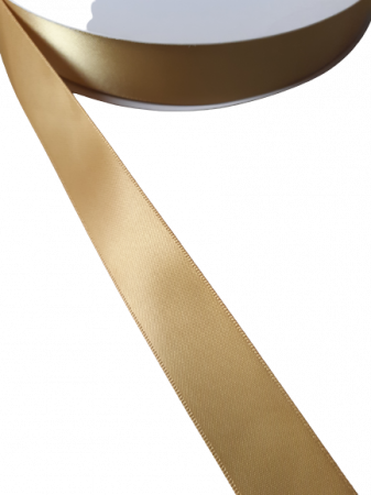 Banda dublu satinata, culoarea auriu [0]