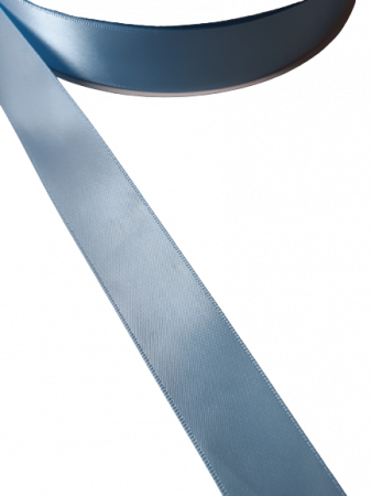 Benzi tesute dublu satinate 25mm - Banda dublu satinata, culoarea bleu