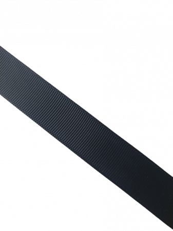 Benzi tesute tip rips/grosgrain - Banda rips 19mm, negru