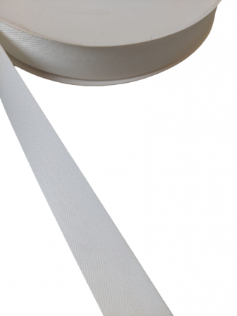Banda twill 25mm, crem [1]