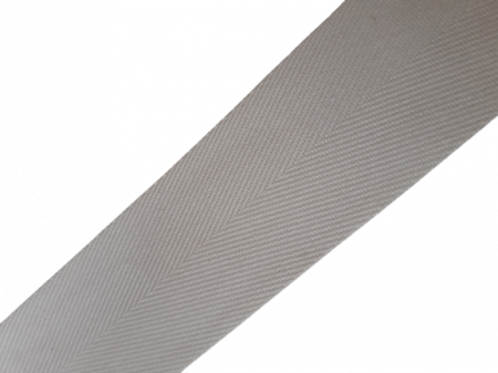 Benzi tesute twill - Banda twill 38mm, crem