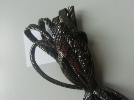 Banda tip spaghetti negru cu auriu [1]