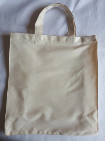 Saci - Sacosa cu burduf, maner scurt, 38 x 37 cm