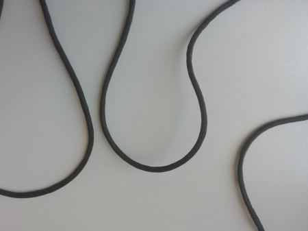 Benzi textile tip cordoane si spaghete - Banda spaghetti, aspect rotund