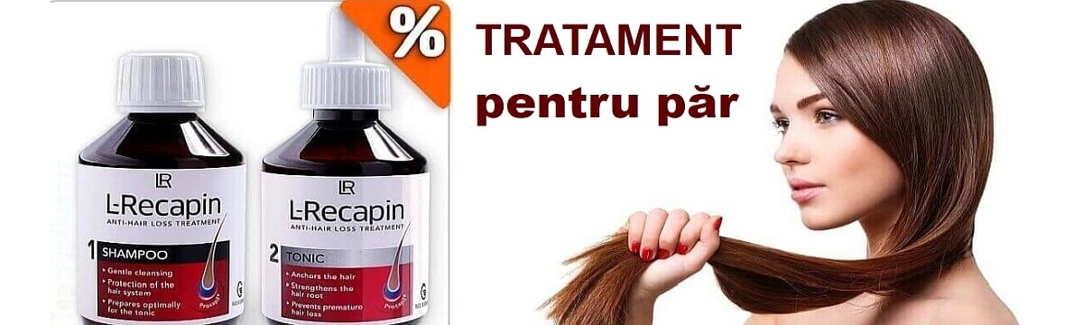 L-Recapin tratament pentru par LR sampon si tonic banner1200