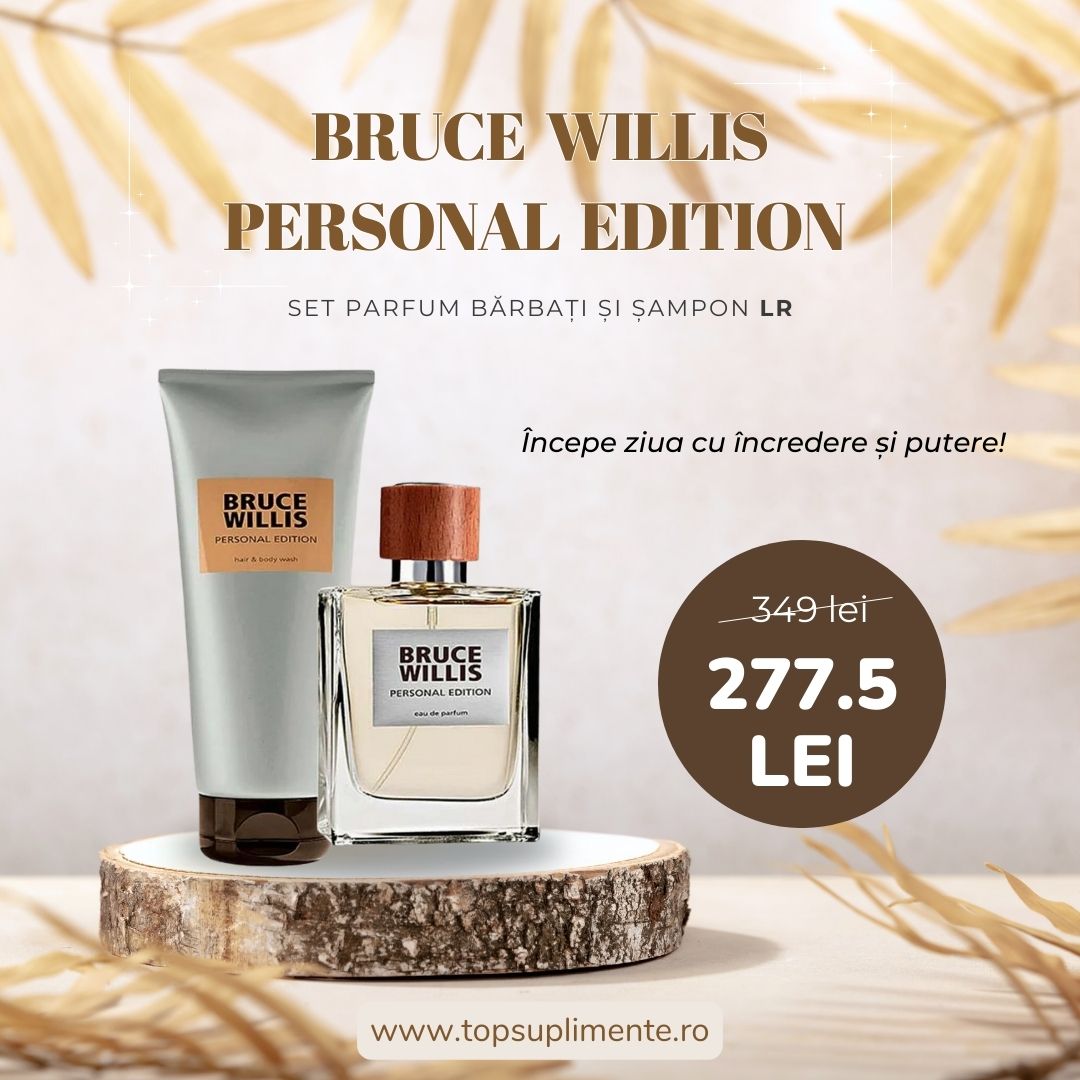 Set parfum si sampon Bruce Willis 1080x1080