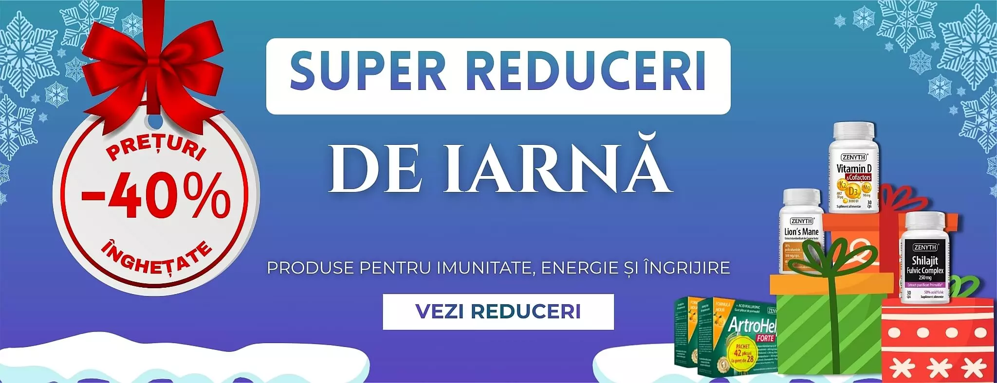 Reduceri de iarna suplimente cosmetice TopSuplimente