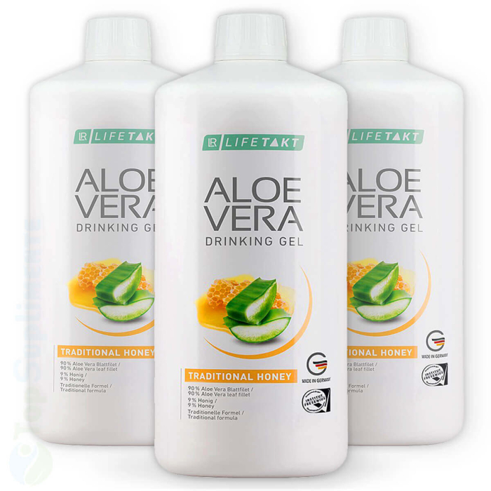 SET 3x Aloe Vera gel de baut LR cu Miere pentru sanatate - TopSuplimente [1]