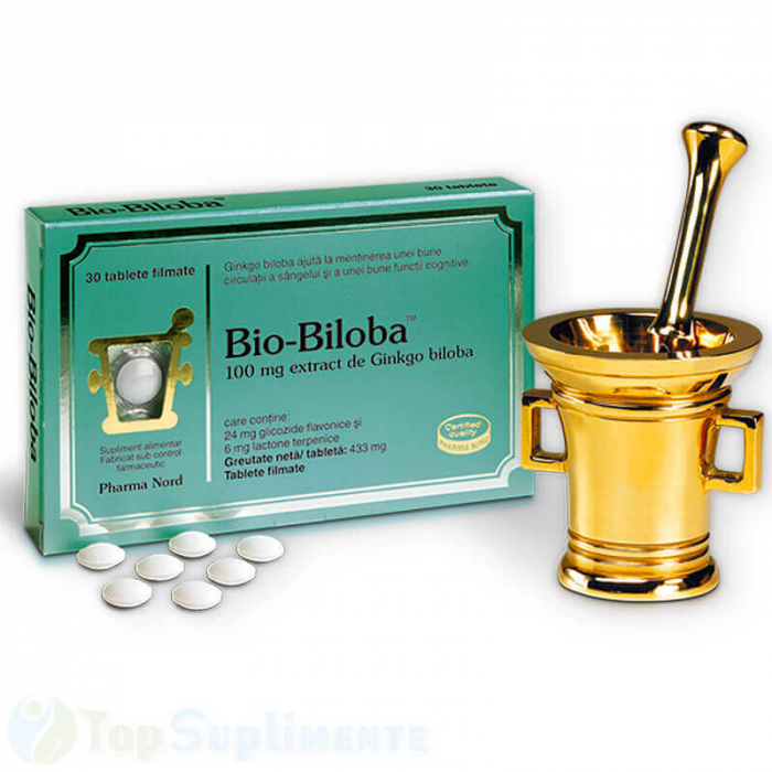 Bio Biloba ginkgo biloba pastile memorie Pharma Nord - TopSuplimente [2]