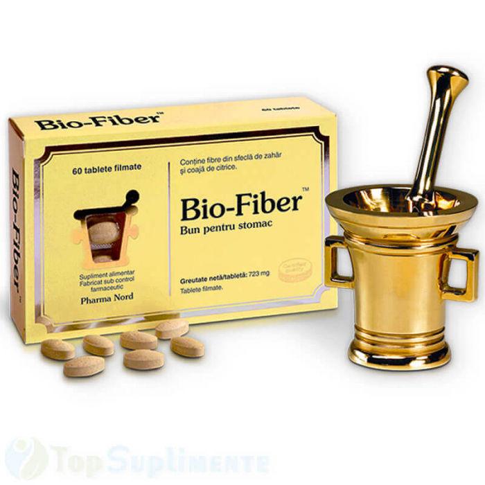 Bio Fiber fibre dietetice si alimentare Pharma Nord 60cps TopSuplimente [2]