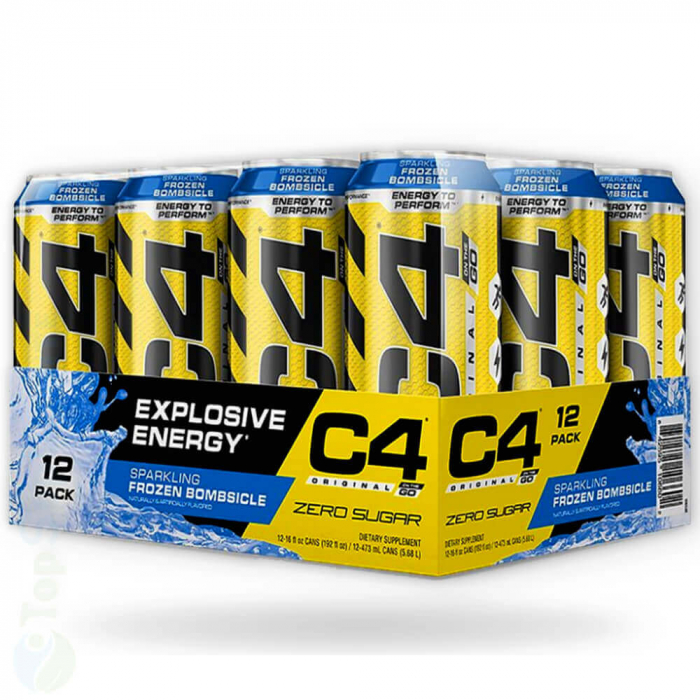 C4 Energy Carbonated Cellucor băutură energizantă pre-antrenament (pre-workout), pompare musculară, energie, concentrare [2]