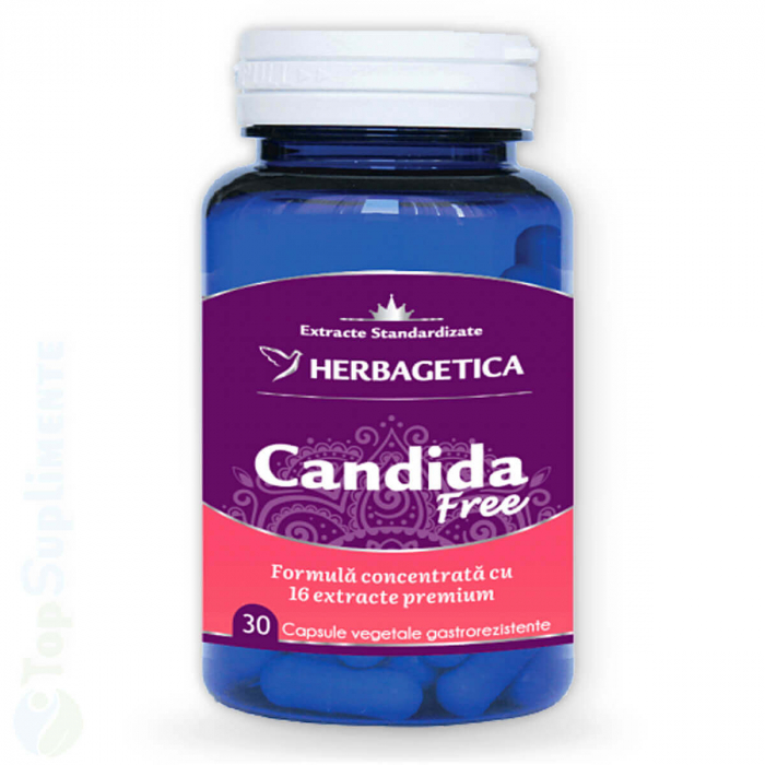 Candida Free pastile imunitate si candida Herbagetica - TopSuplimente [1]