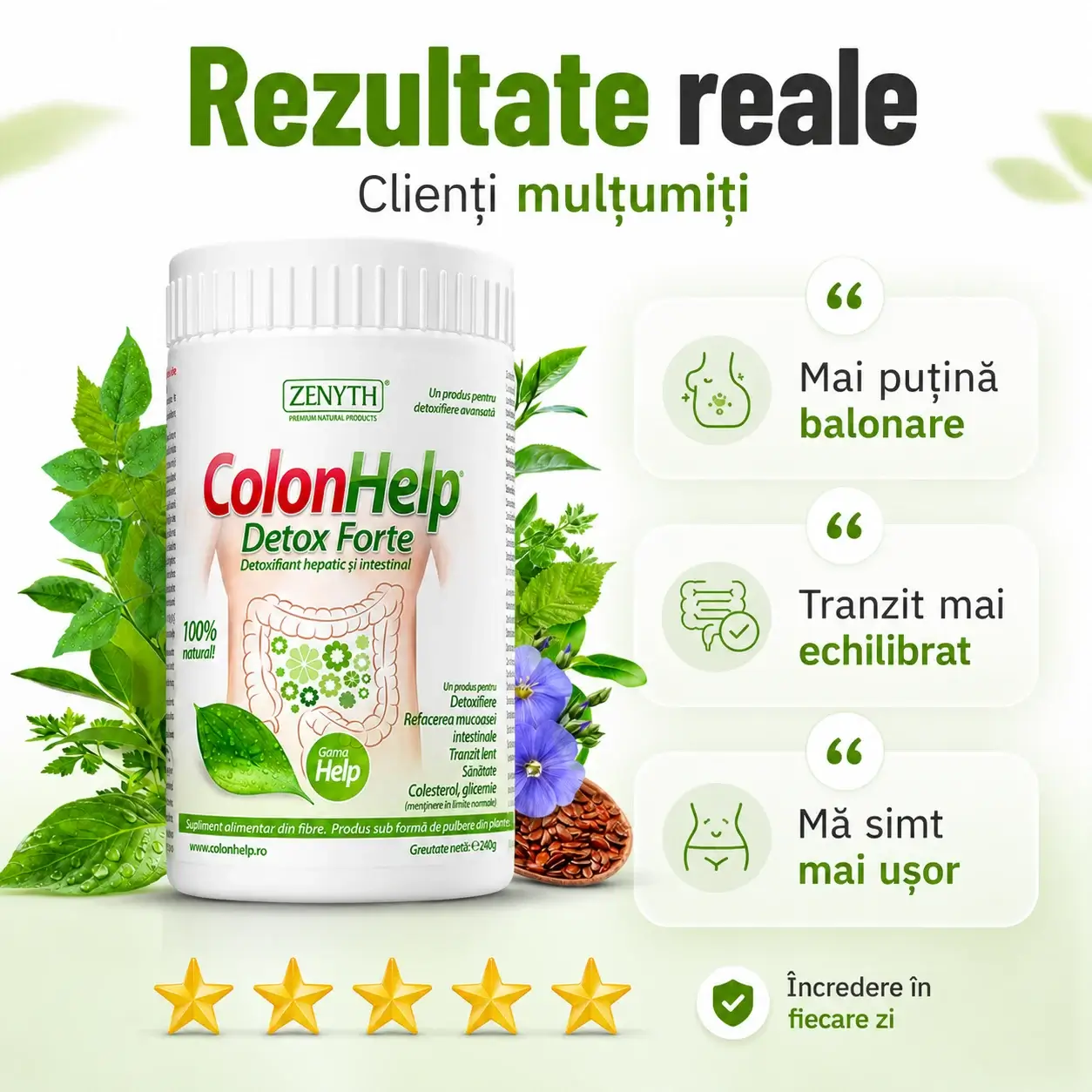 Colon Help Detox Forte detoxifiant Zenyth ✔️ TopSuplimente
