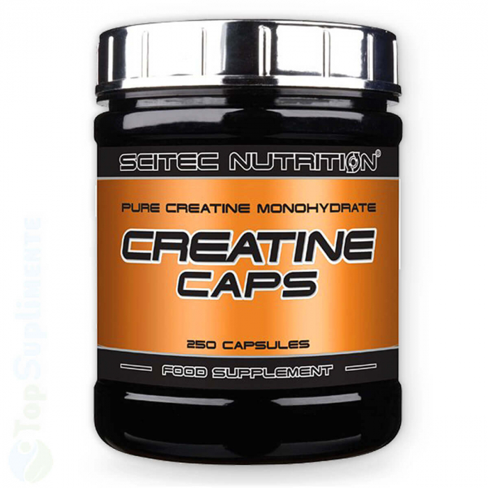 Creatina monohidrata pastile capsule Scitec 250 capsule TopSuplimente [2]