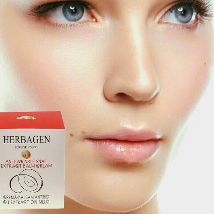 Crema balsam antirid cu extract de melc Herbagen 50gr TopSuplimente [3]
