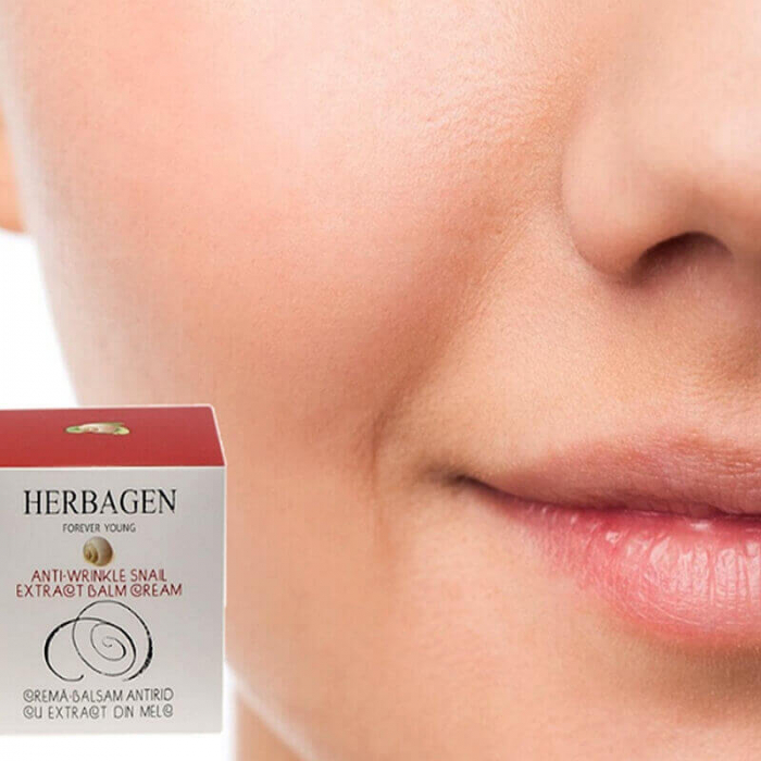Crema balsam antirid cu extract de melc Herbagen 50gr TopSuplimente [2]