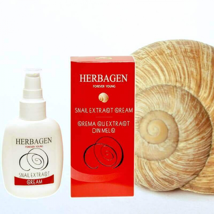 Crema cu extract de melc Herbagen 100gr TopSuplimente [4]