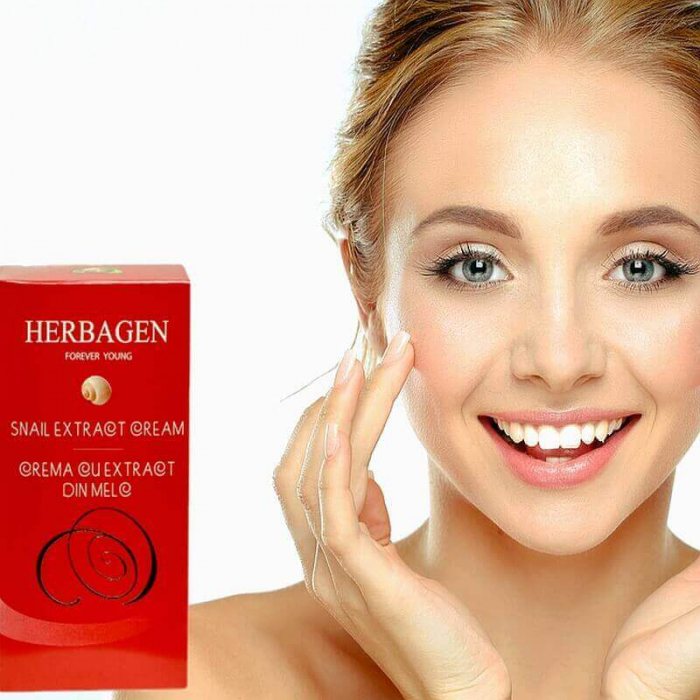 Crema cu extract de melc Herbagen 100gr TopSuplimente [3]