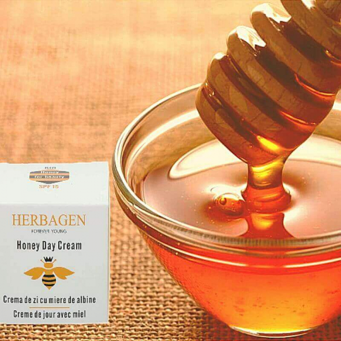Crema de zi cu miere de albine SPF15 Herbagen - TopSuplimente [2]