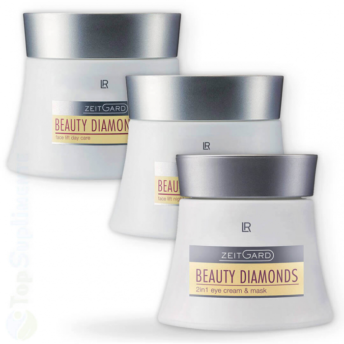 Crema si masca de ochi Beauty Diamonds particule diamant LR TopSuplimente [2]