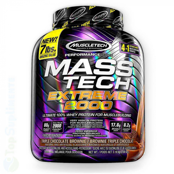 Gainer masa musculara Mass Tech Extreme 2000 MuscleTech - TopSuplimente [2]