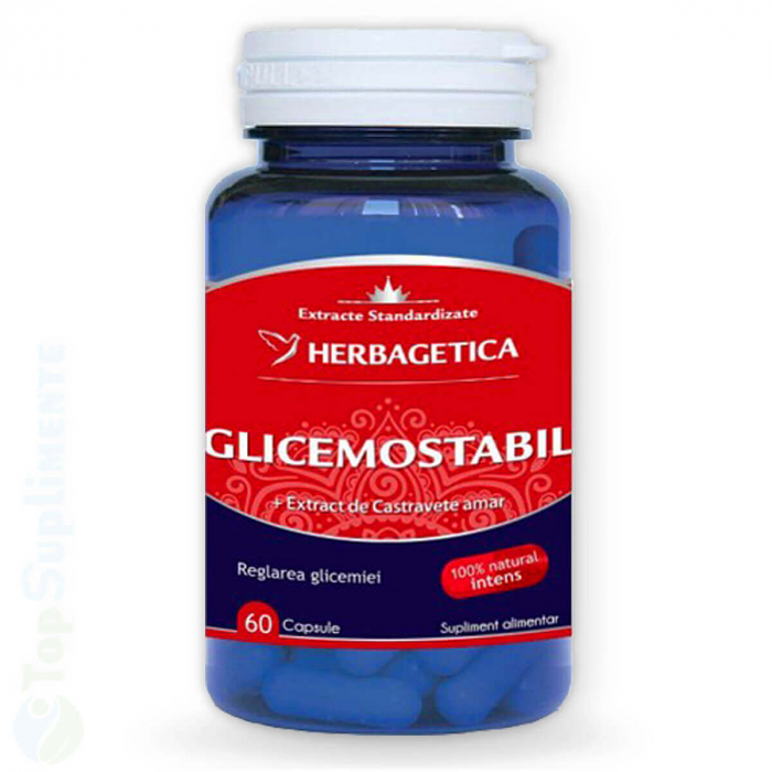 Glicemostabil pastile glicemie insulina colesterol Herbagetica - TopSuplimente [1]
