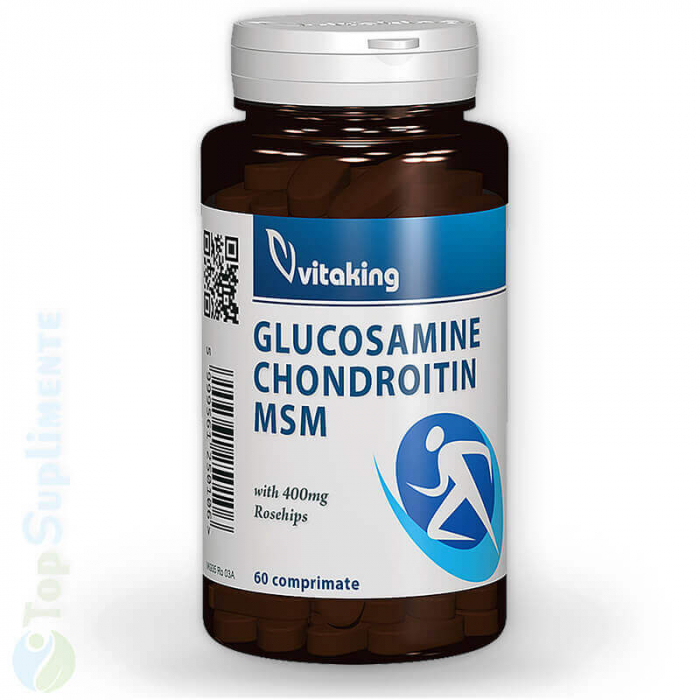 Glucozamina, condroitina, MSM Joint Formula Vitaking 60cps TopSuplimente [2]