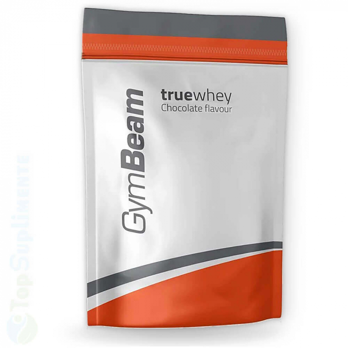 True Whey proteine zer GymBeam, produs concentrat, ușor digerabil, performanțe fizice, masa musculară [1]