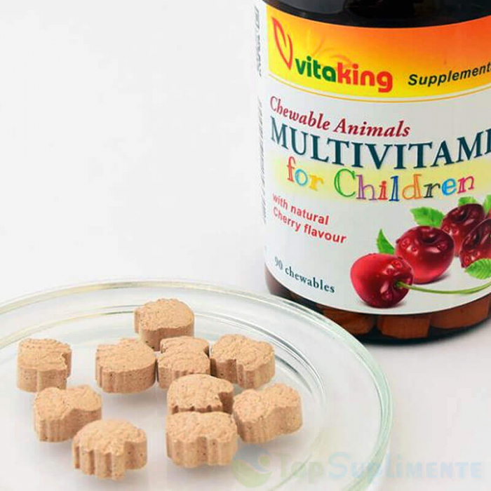 Multivitamine si minerale copii 4, 5, 6 ani Vitaking 90tab TopSuplimente [2]