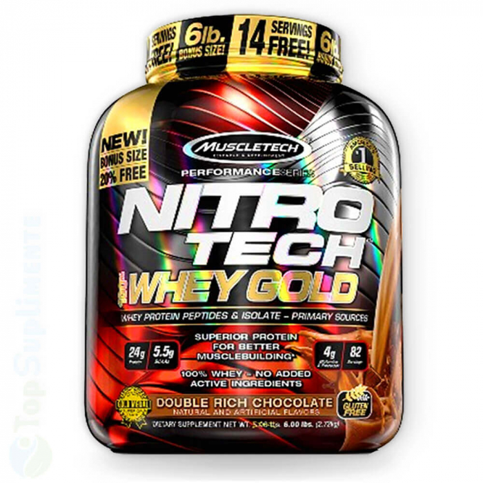 Nitro Tech Whey Gold proteina din zer MuscleTech - TopSuplimente [2]
