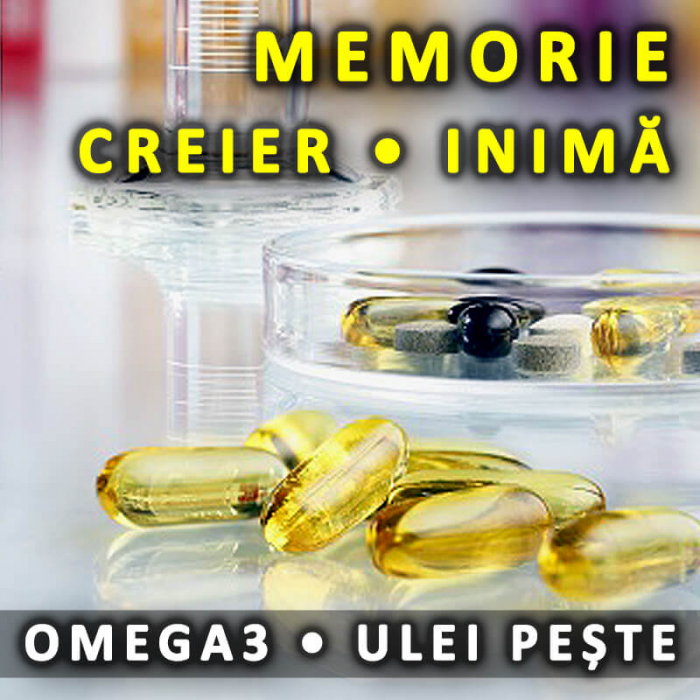 Pachet suplimente memorie, sănătate creier, sistem nervos si cerebral Usana, omega3 ulei pește, vitamine, minerale, antioxidanti [3]