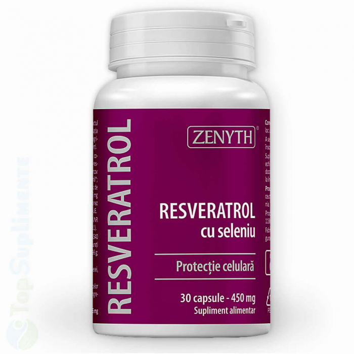 Resveratrol cu Seleniu supliment antioxidanti pastile Zenyth - TopSuplimente [2]