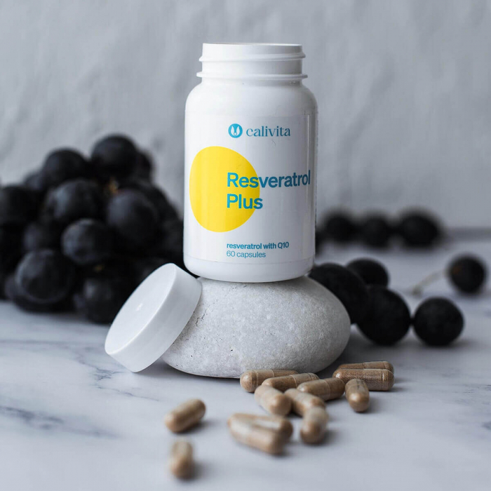 Resveratrol Plus Coenzima Q10 capsule Calivita - TopSuplimente [3]