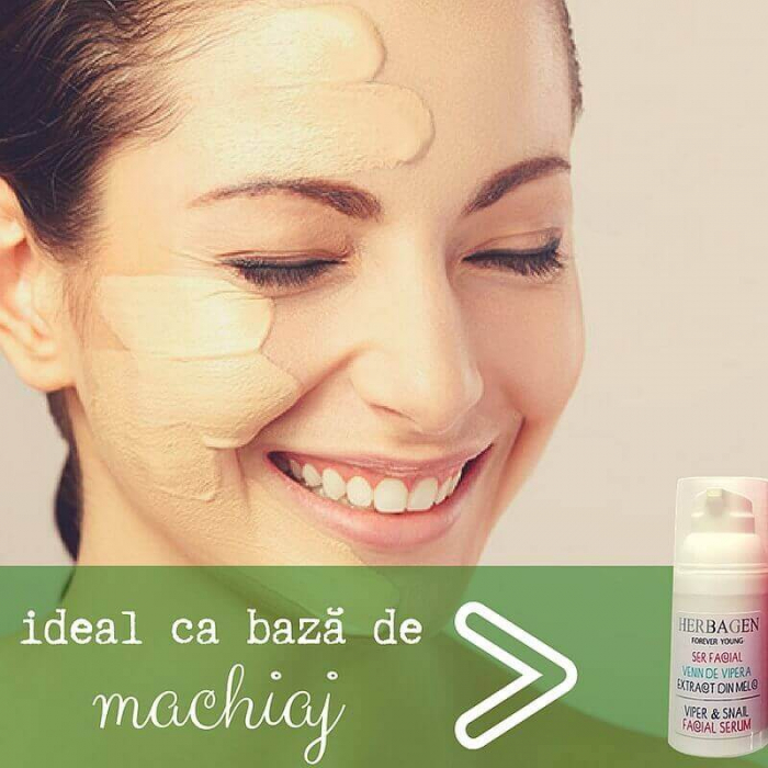 Ser facial cu venin de vipera si extract de melc Herbagen 30gr TopSuplimente [5]