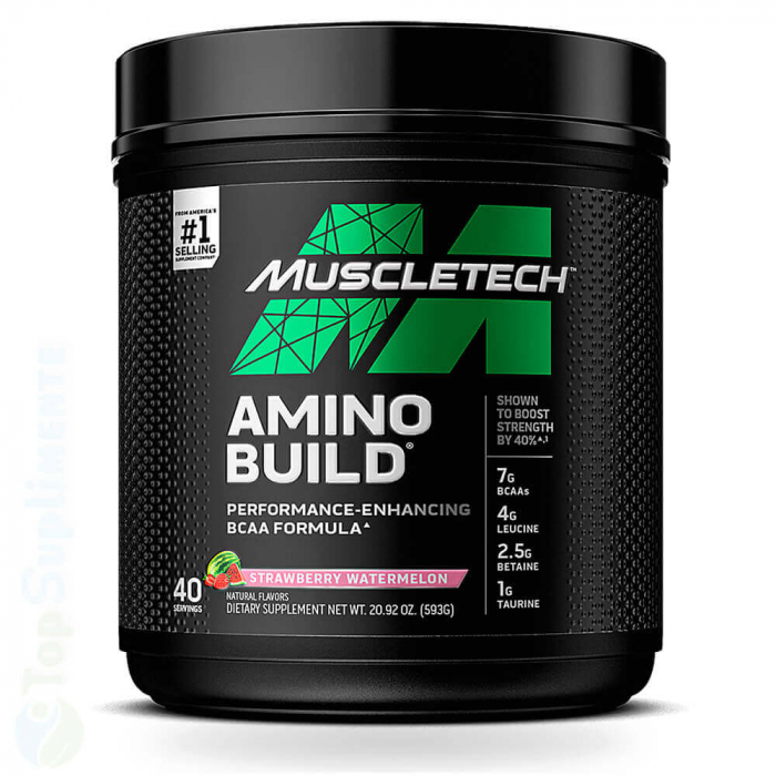 Amino Build aminoacizi esențiali BCAA, performanțe sportive, antrenamente intense, performanță, electroliți (MuscleTech) [1]
