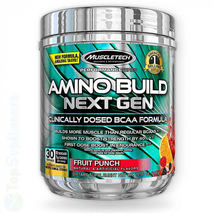 Amino Build aminoacizi esențiali BCAA, performanțe sportive, antrenamente intense, performanță, electroliți (MuscleTech) [2]