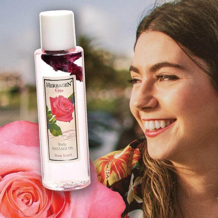 Ulei masaj trandafiri relaxare Herbagen 250ml TopSuplimente [2]