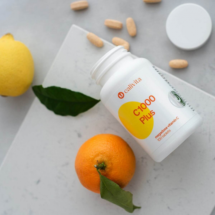 Vitamina C 1000 Plus cu eliberare prelungita Calivita 100tab TopSuplimente [6]
