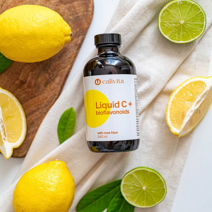 Vitamina C lichida cu bioflavonoide macese acerola Calivita 240ml TopSuplimente [4]