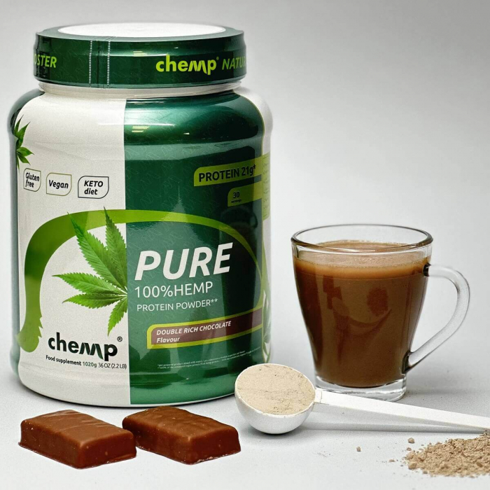 Pudra proteica de canepa Chemp Pure proteine vegetale canepa TopSuplimente [2]