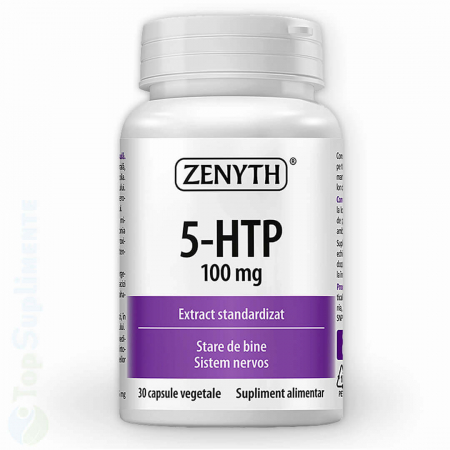 Pastile de memorie - 5-HTP pastile capsule antistres serotonina Zenyth 30cps TopSuplimente