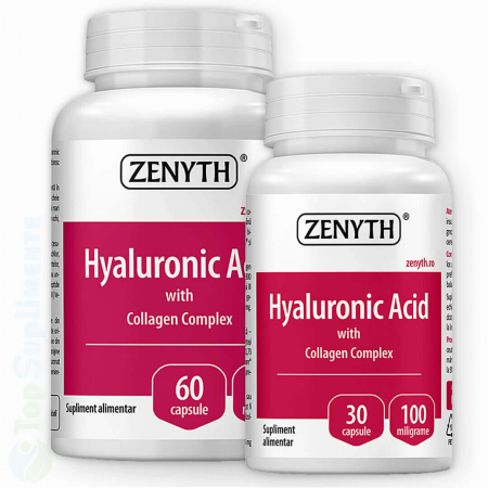 Suplimente alimentare - Acid hialuronic colagen hidrolizat pastile piele articulatii Zenyth - TopSuplimente