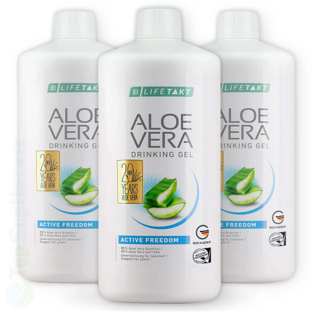Vitamine lichide - SET 3x Aloe Vera gel de baut LR Active Freedom specialist in miscare - TopSuplimente