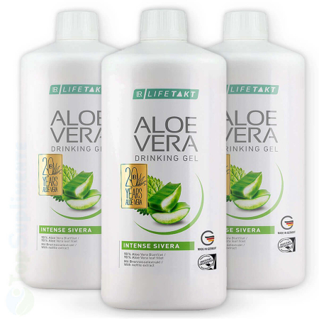 Vitamine lichide - SET 3x Aloe Vera gel de baut LR Intense Sivera pentru o stare de bine - TopSuplimente