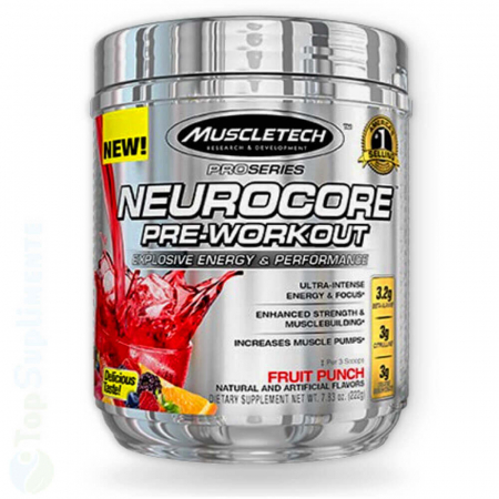 Suplimente sportive - NeuroCore stimulent pre-antrenament MuscleTech, energie, forță, creștere musculară, concentrare mentală