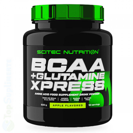 Aminoacizi suplimente - Aminoacizi BCCA cu Glutamina Xpress si taurina Scitec 600gr TopSuplimente