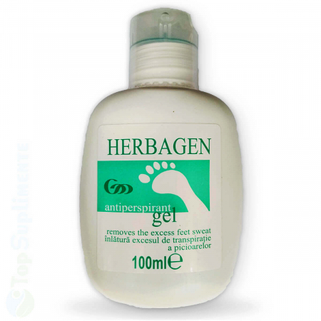 Ingrijire speciala - Antiperspirant picioare gel Herbagen 100ml TopSuplimente