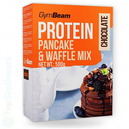 Protein Pancake & Waffle Mix GymBeam, amestec pentru clătite proteice, 50% proteine, masă musculară [0]